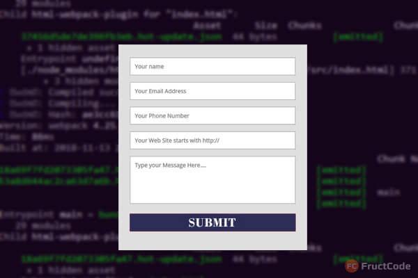 ajax form jquery php fructcode