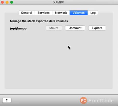 xampp-vm volumes