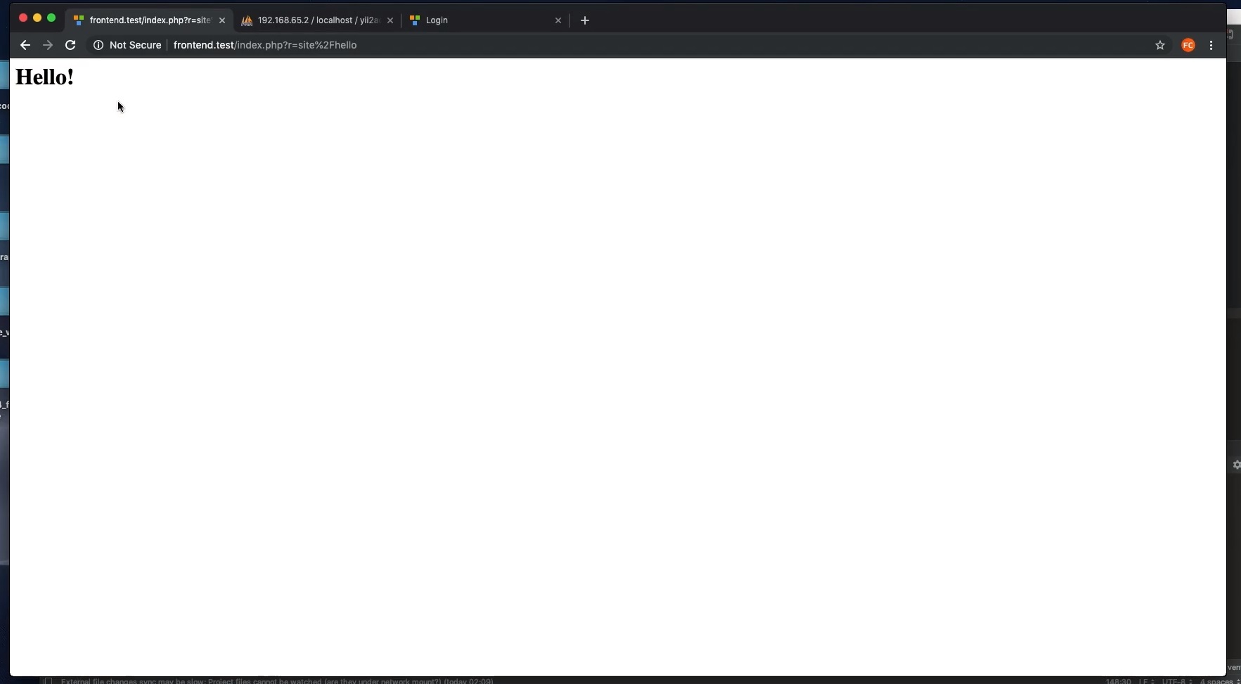 Yii2 фреймворк. Как создать свою страницу.